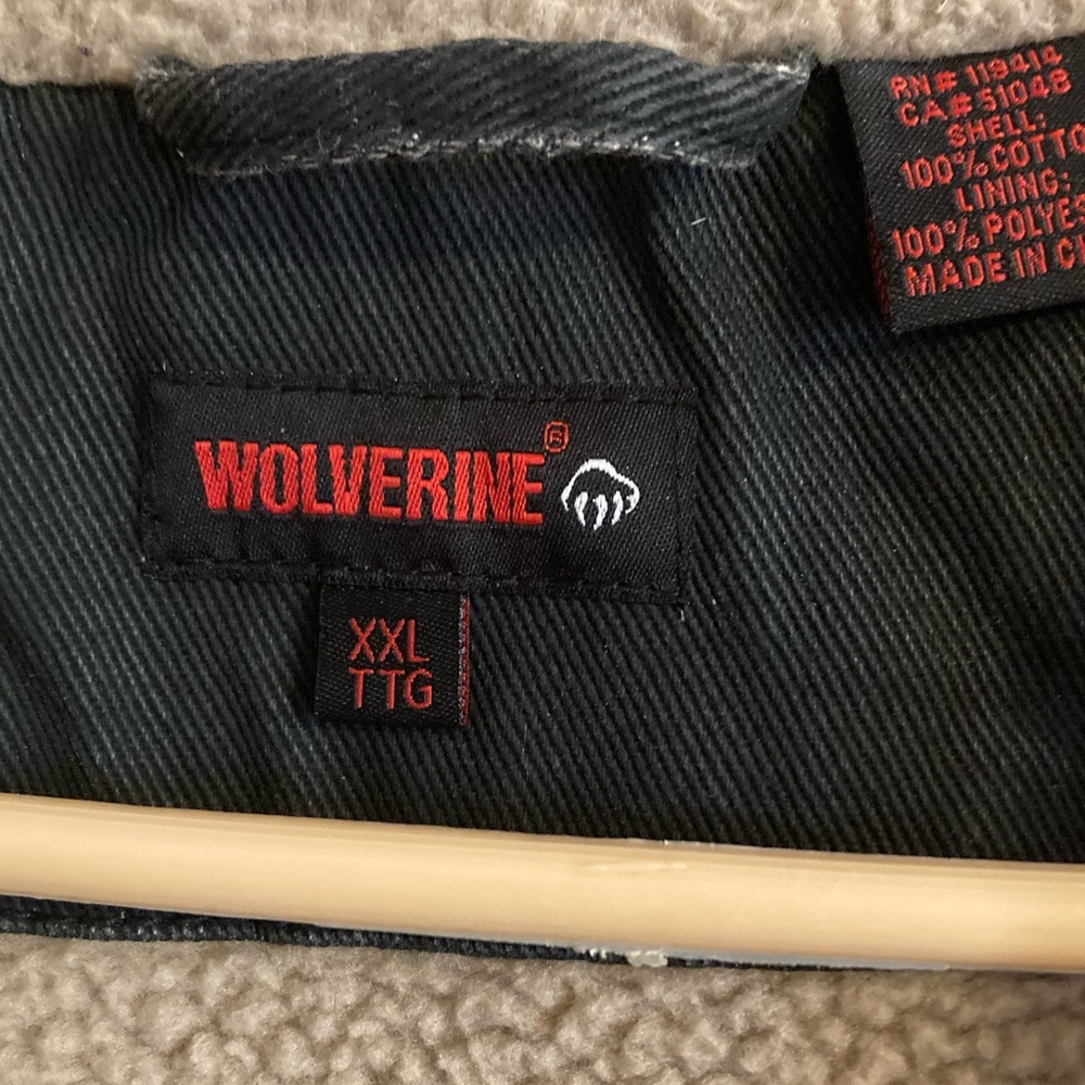 Wolverine Dark Gray Vest with Soft Cream Lining - Picture 5 of 8